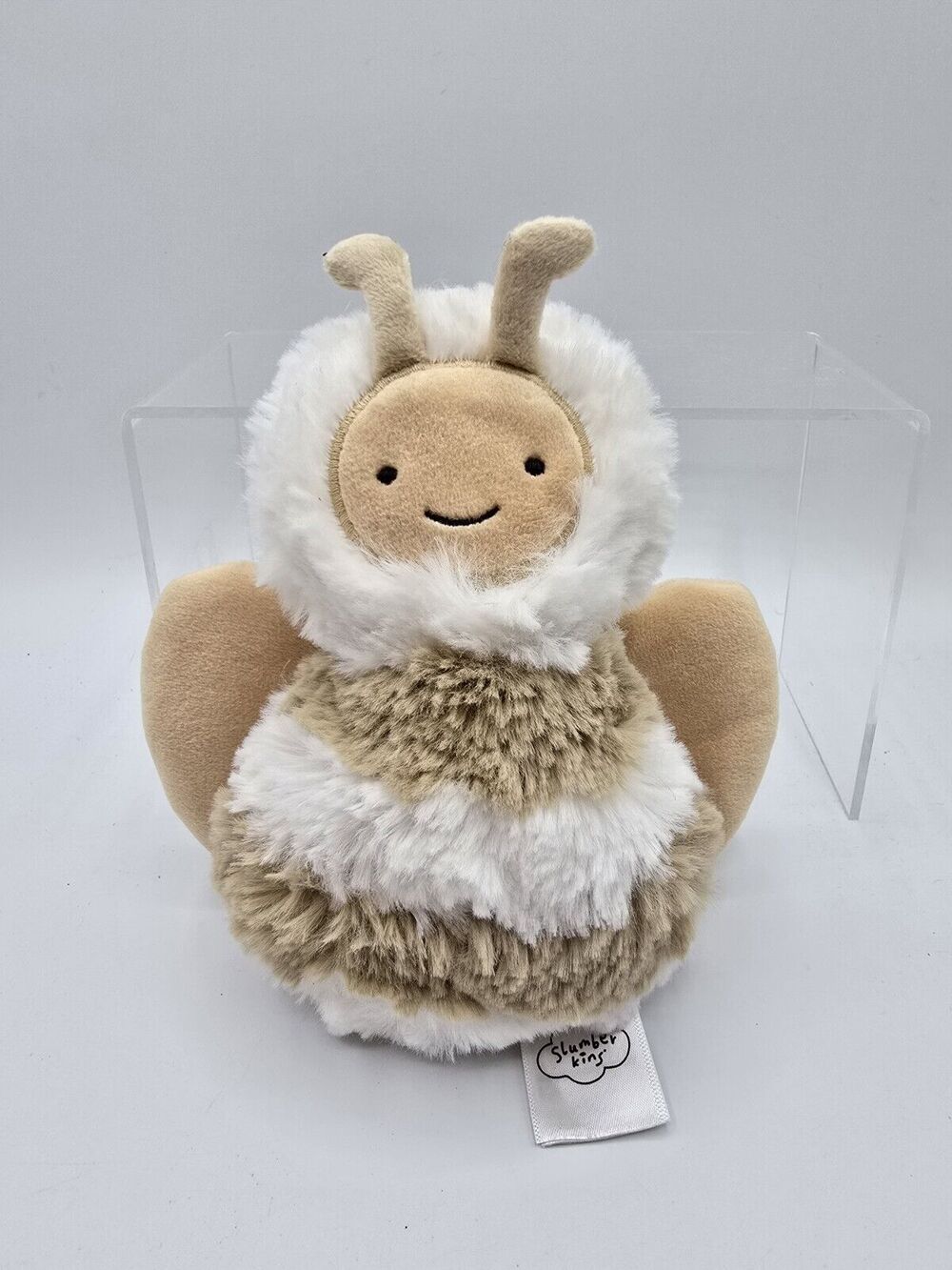 Slumberkins Honey Bee Mini Plush 7” Plush Toy Fuzzy Soft Cute